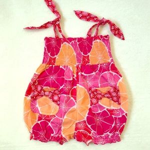 🍊Citrus Romper by Deux Par Deux