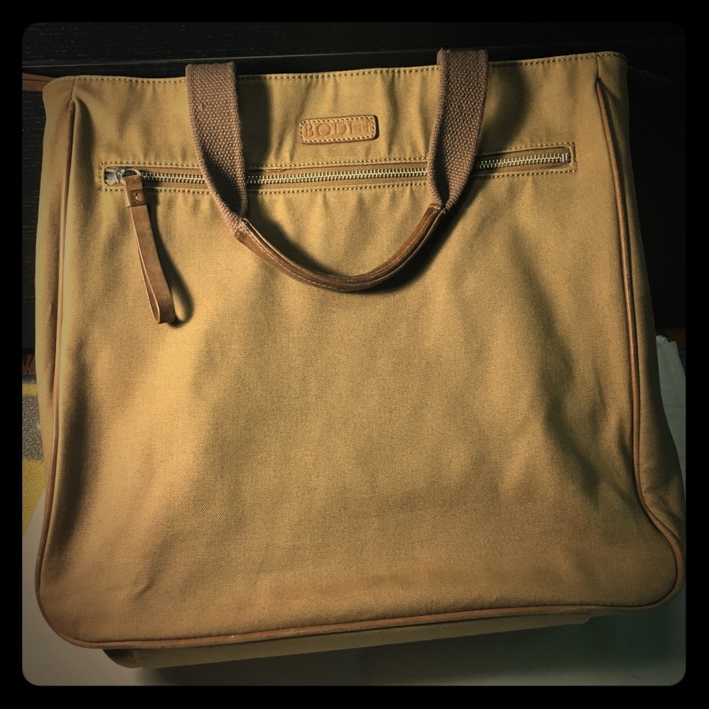 BODHI canvas business bag w/ laptop insert
