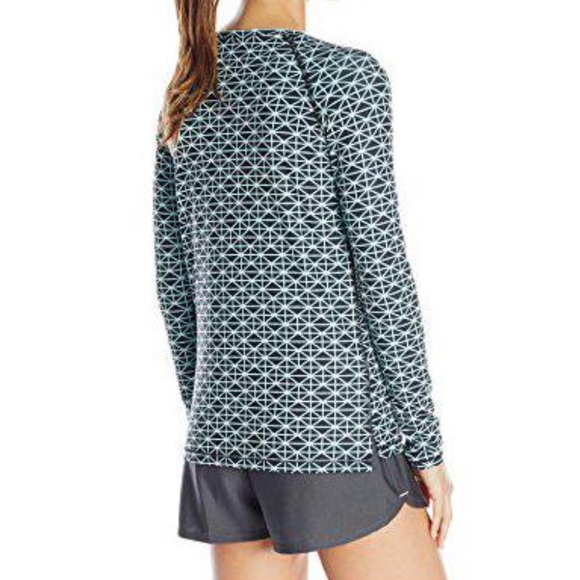 Under Armour heatgear teal long sleeve top - Picture 2 of 4