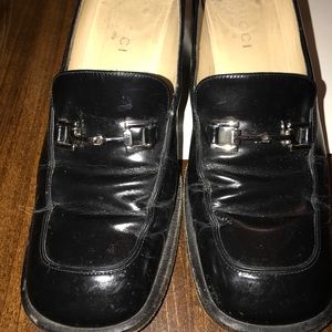 Gucci classic loafer Black silver hardware 8M