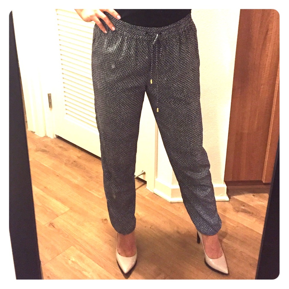 Michael Kors Tapered Drawstring Jogger Pants