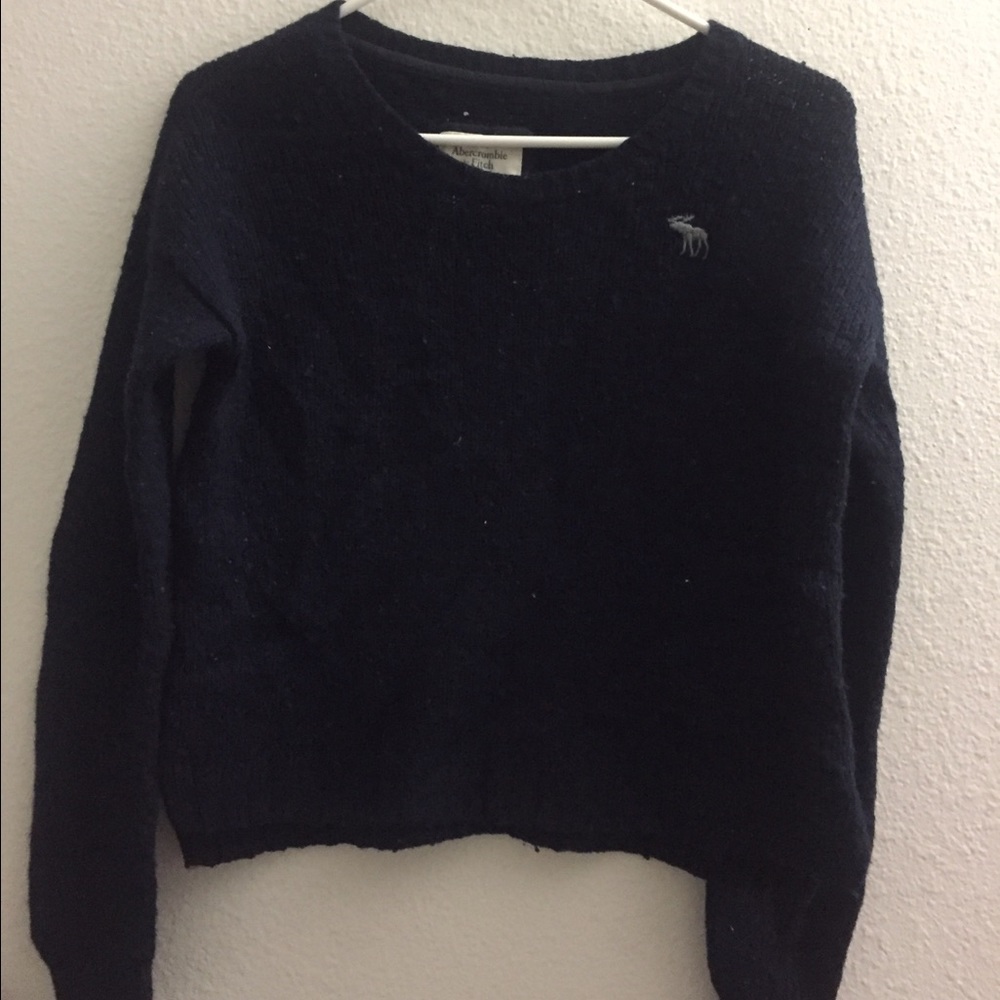 A & F Fuzzy Sweater
