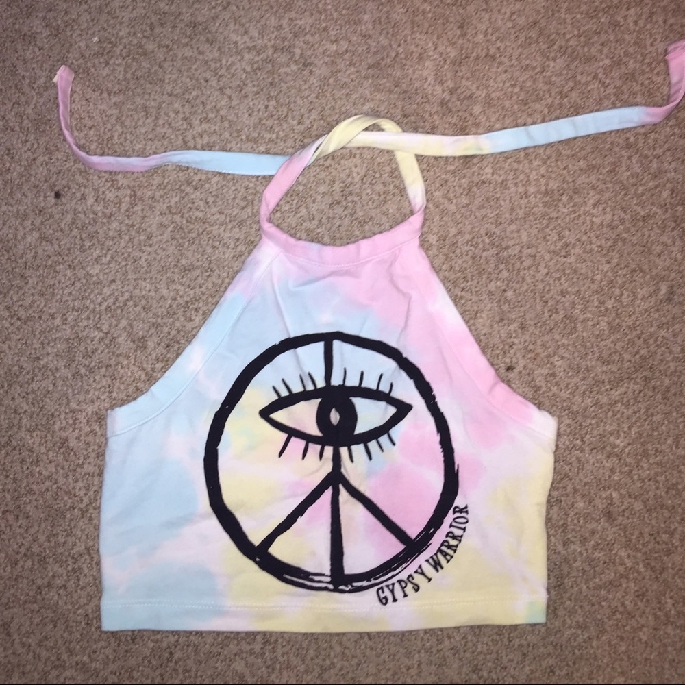 Gypsy warrior halter crop top