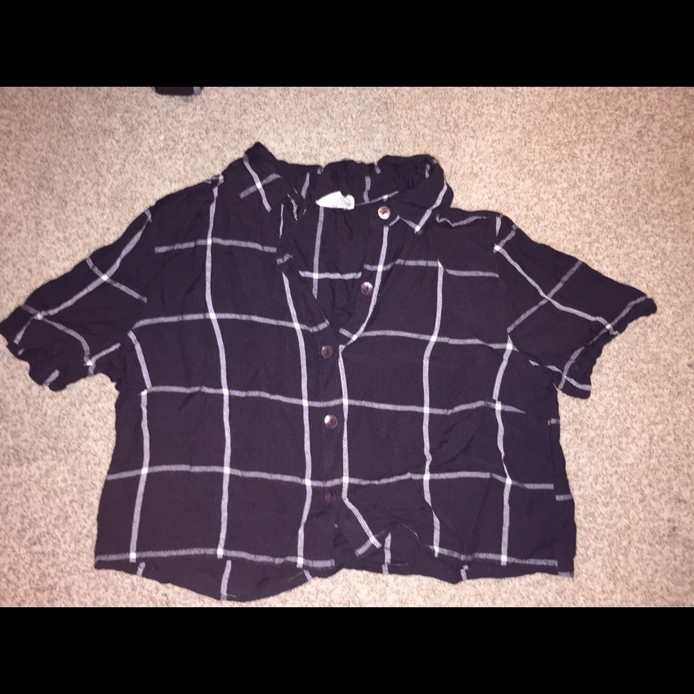 L.A. Hearts cropped blouse.