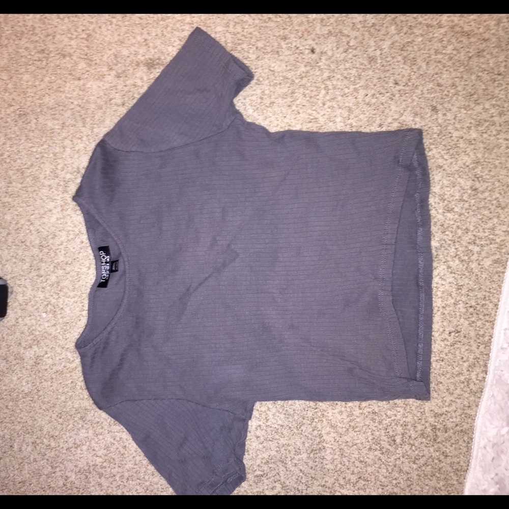 Top shop basic crop t shirt