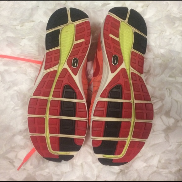 Nike Lunarglide Orange 7.5 - Picture 2 of 3