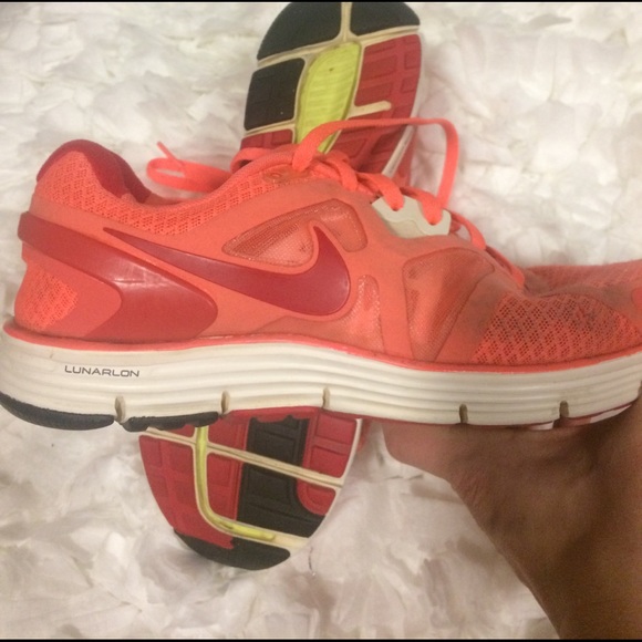Nike Lunarglide Orange 7.5 - Picture 3 of 3