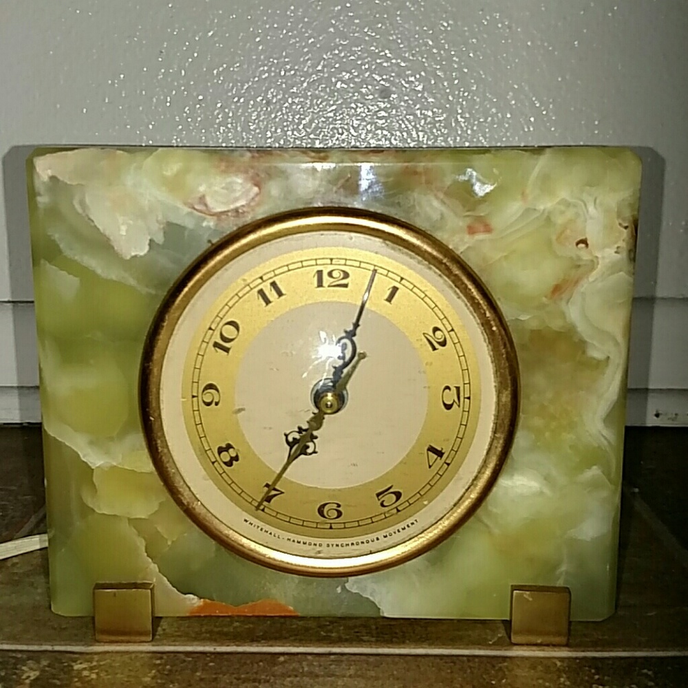 Marble WS Co. Desk Clock