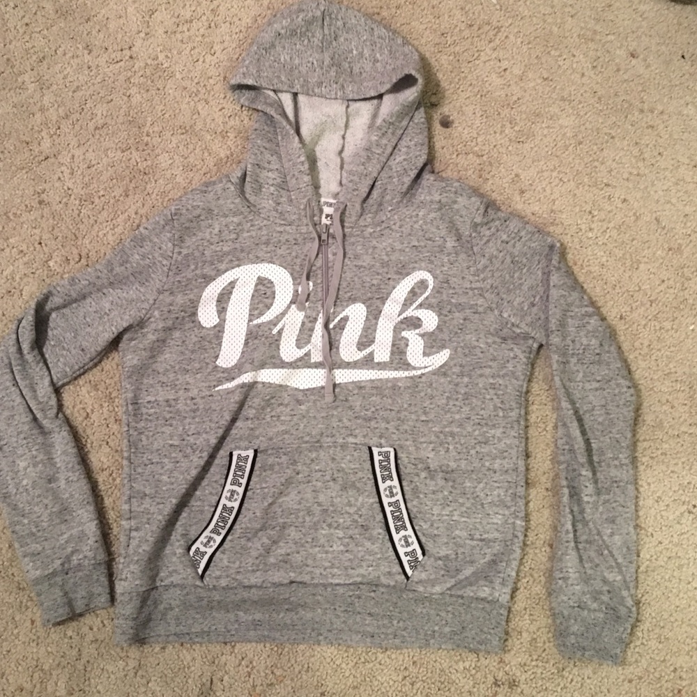 Victoria's Secret PINK Perfect Quarter Zip Hoodie