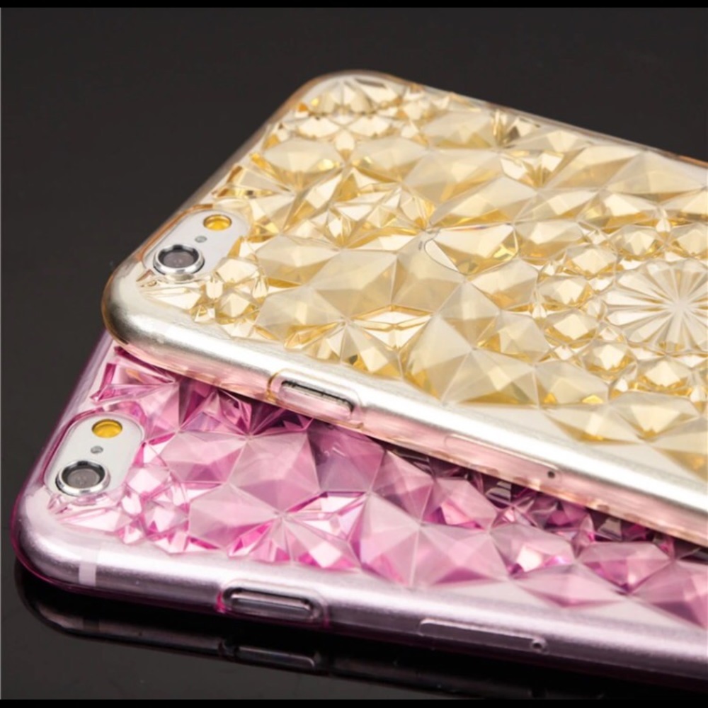 3D Diamond Silicone Case for iPhone 6s