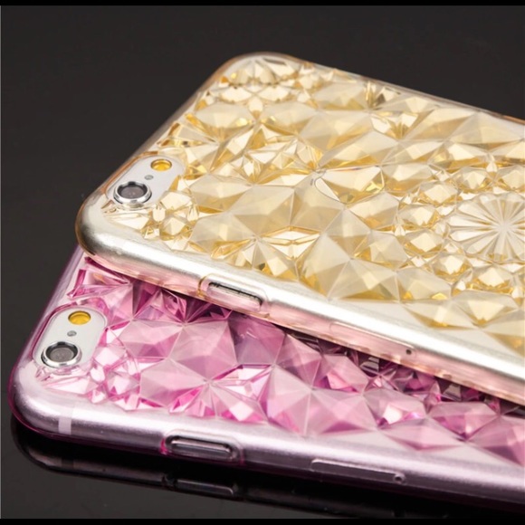 3D Diamond Silicone Case for iPhone 6s - Picture 1 of 4