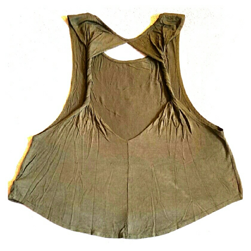 🔴CLEARANCE Olive Muscle Tank S