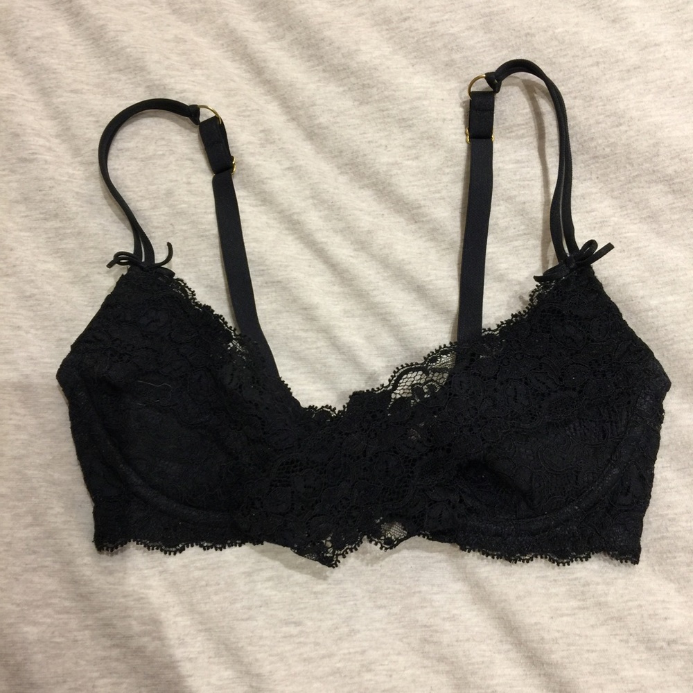 Agent provocateur black lace bra