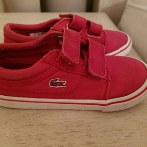 Boys Lacoste shoes size 10