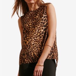 Ralph Lauren Leopard Crepe Tank - NWT