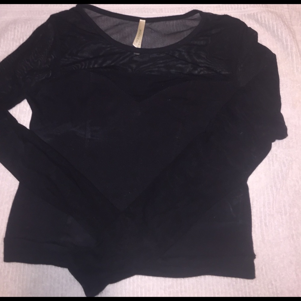 Mesh crop top