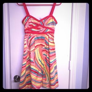 Nanette Lepore rainbow dress