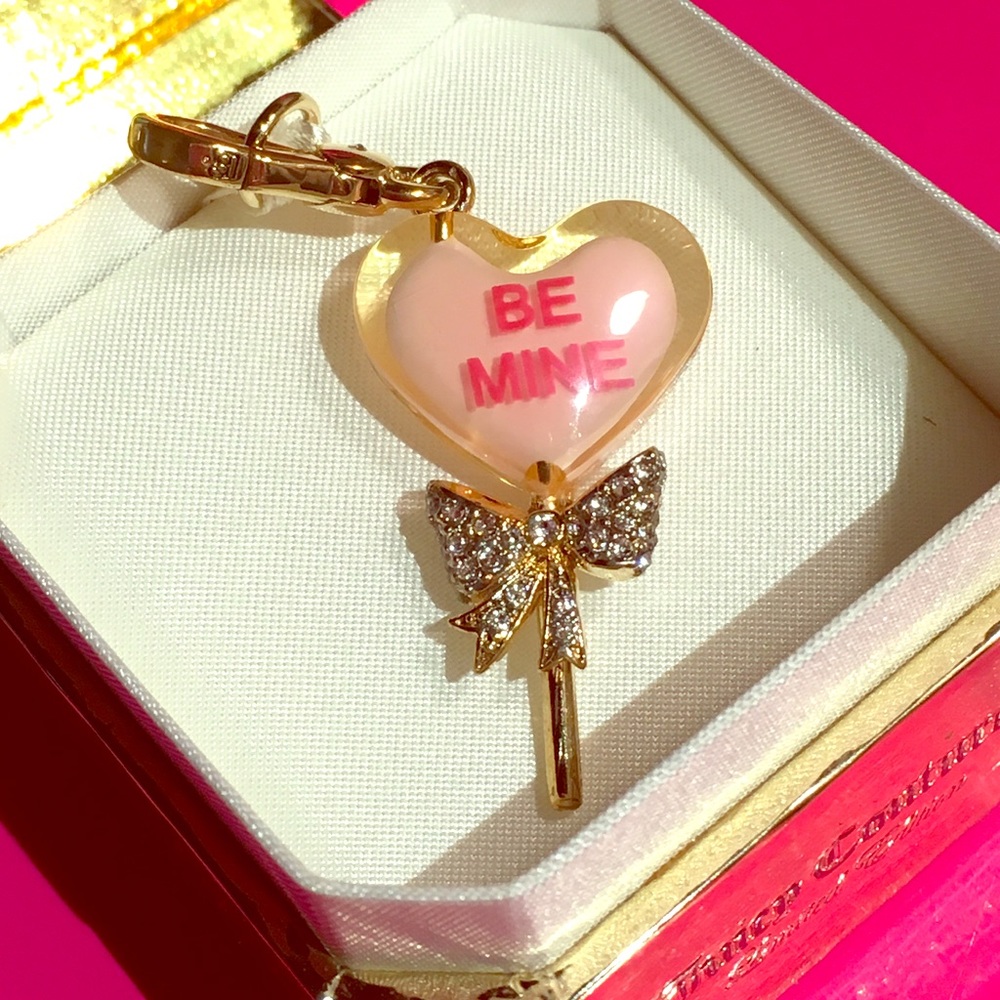 LE Juicy Couture Heart Lollipop Charm