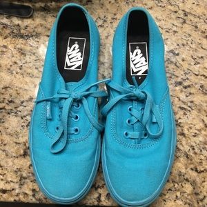 LIGHT BLUE GENTLY USED VANS
