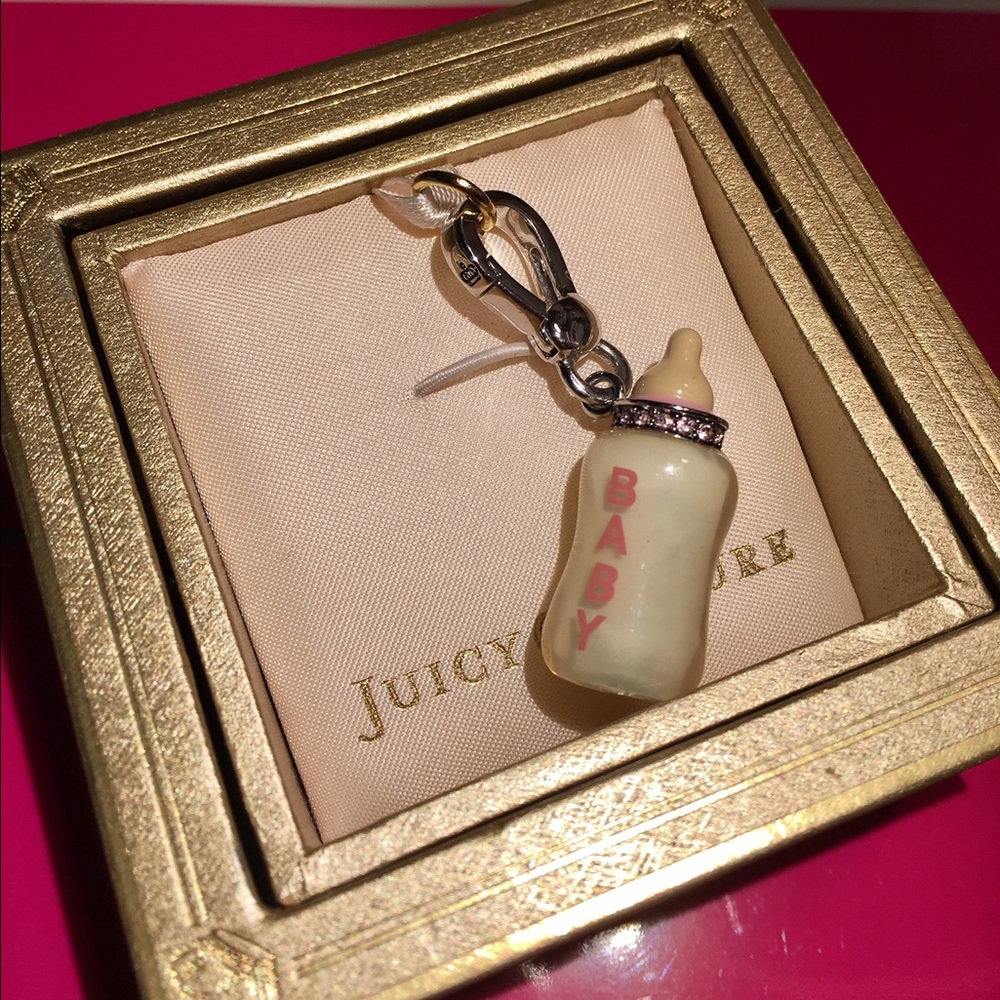 LE Juicy Couture Pink Baby Bottle Charm