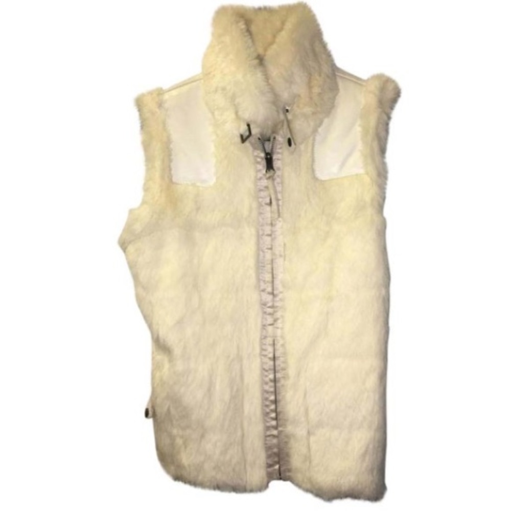 June Rabbits Fur reversible vest