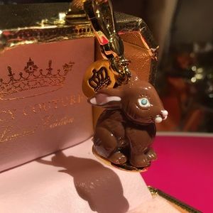 LE Juicy Couture Chocolate Bunny Charm