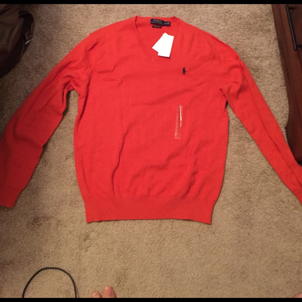 Orange Polo Ralph Lauren Sweatshirt. *Never Used*