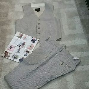J Crew boys suit pants and vest combo!
