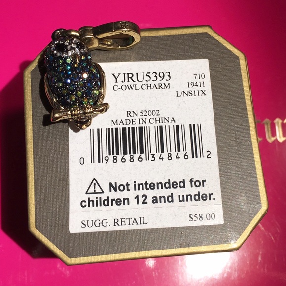 Juicy Couture Pave Owl Charm - Picture 4 of 4