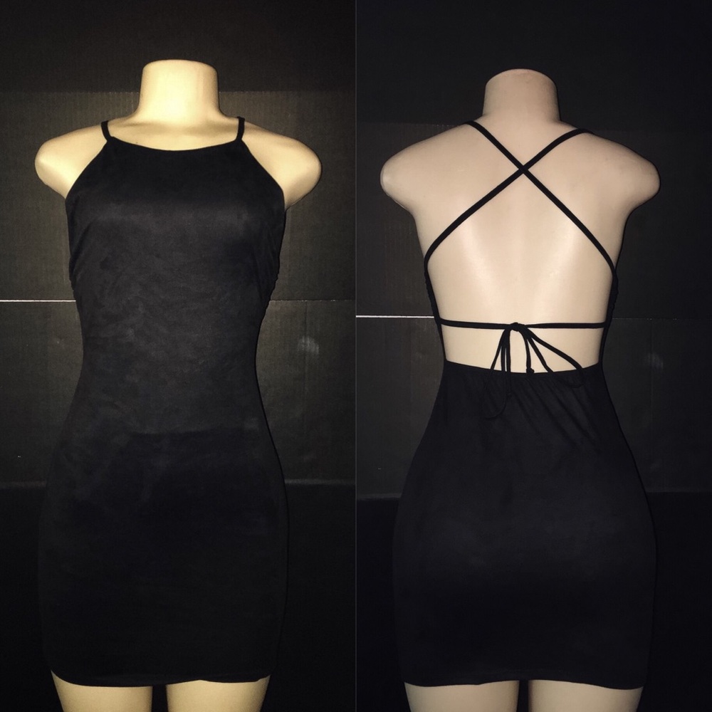 Black Crossback Dress