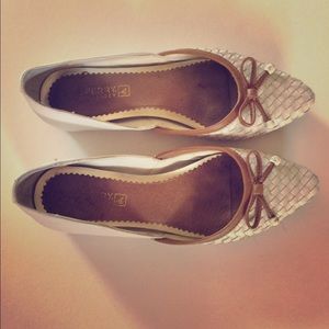 Sperry Top-Sider woven leather flat