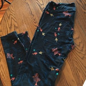 LulaRoe TC Goldfish Leggings