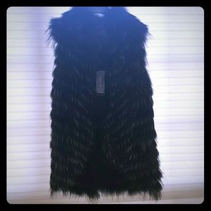 Bcbg real fur vest! Never worn