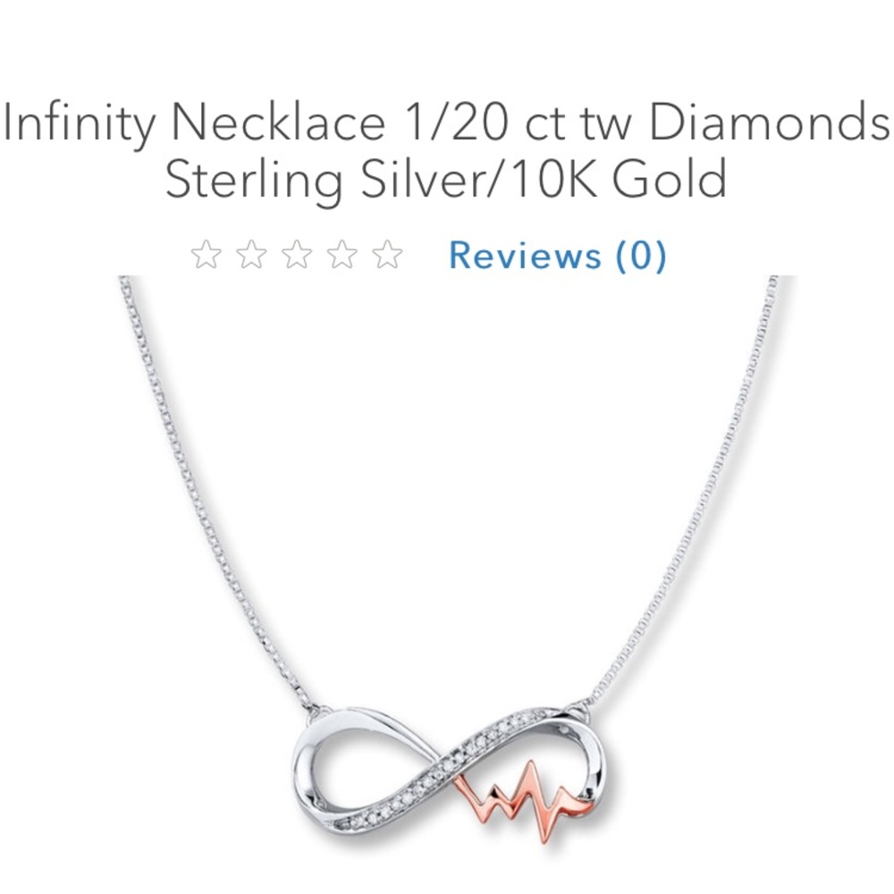 New Kay jewelers infinity necklace!