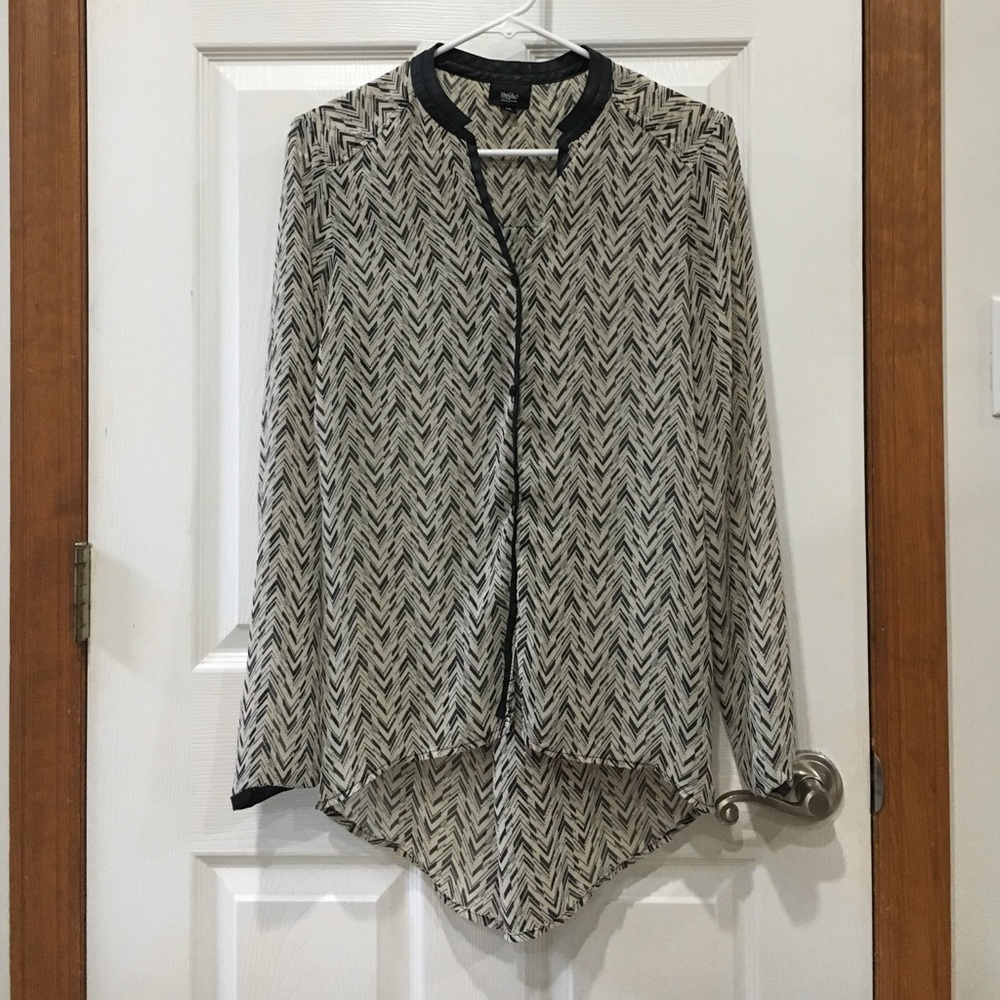 Mossimo high low blouse
