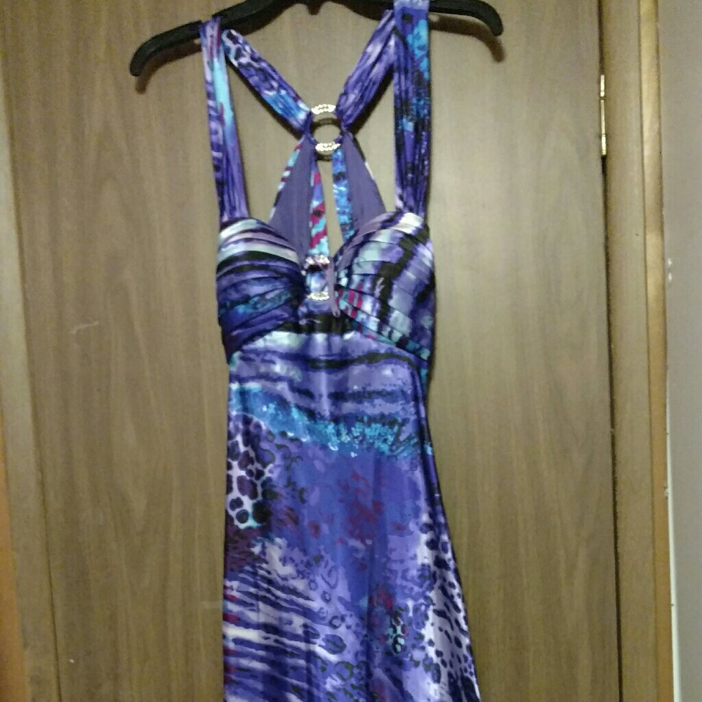 Purple prom dress