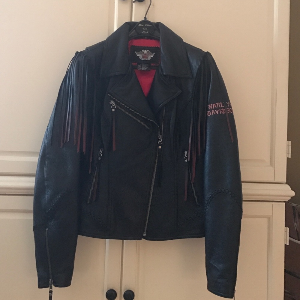 Final markdown Harley ladies leather jacket