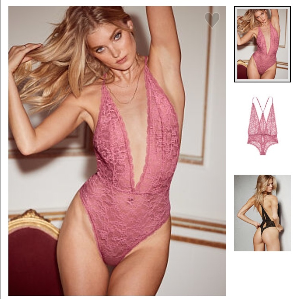 Victoria's Secret lace plunge teddy