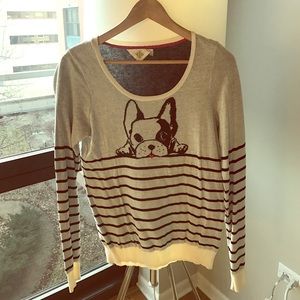 French Bulldog (or Boston Terrier) sweater