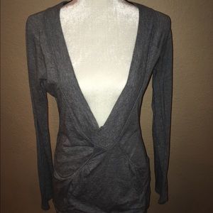 Anthropologie Saturday Sunday Deep V Neck Tunic