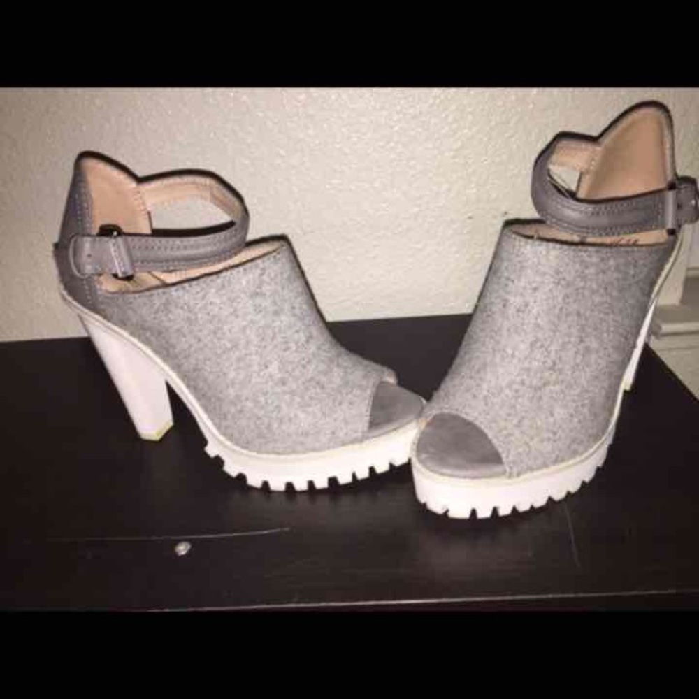 H&M grey high heels