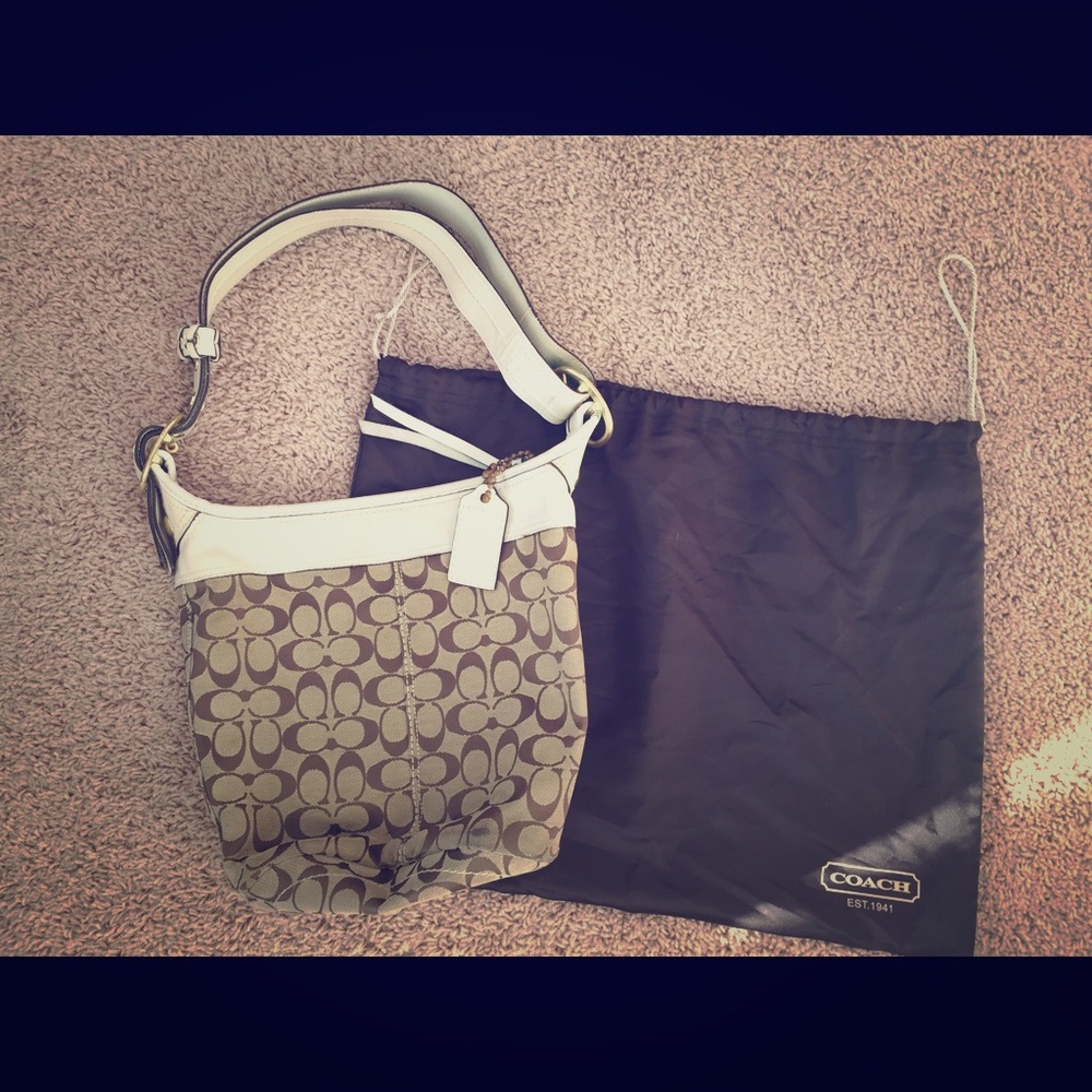 Coach Purse handbag w Dust bag - REAL Genuine Tote