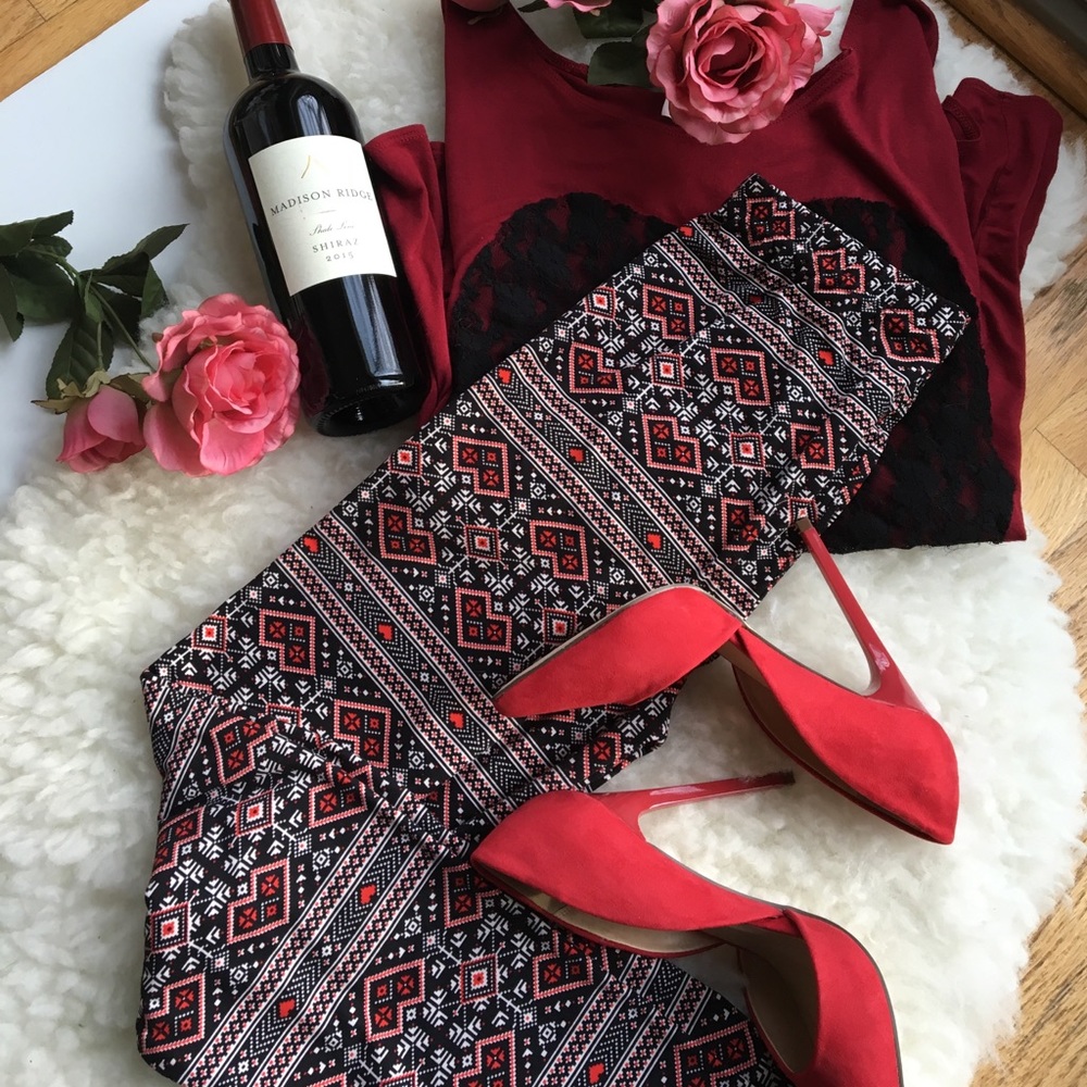 Indie designer amazing sexy heart leggings