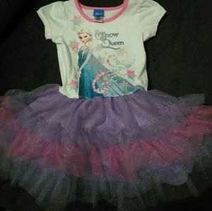 Disney Frozen Princess dress with tutu