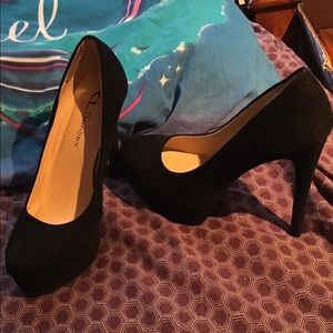 Black heels