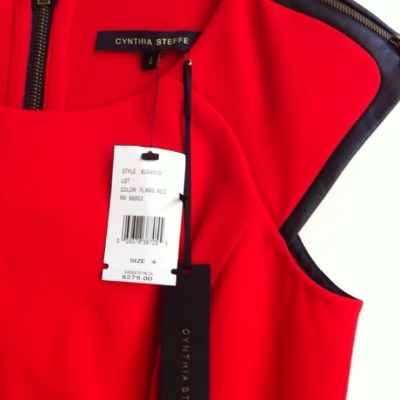 RED AND BLACK DRESS - Picture 2 of 4