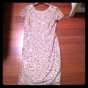 Short dress gold