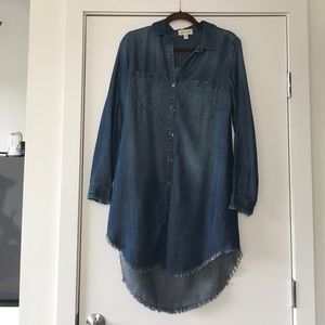 Anthropologie Cloth and Stone chambray tunic