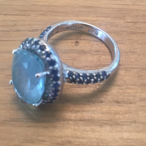 Le Vian Jewelry Le Vian Blue Topaz Sapphire Diamond Ring Poshmark