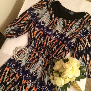 *SOLD* Francesca's Boutique Blue Rain Dress